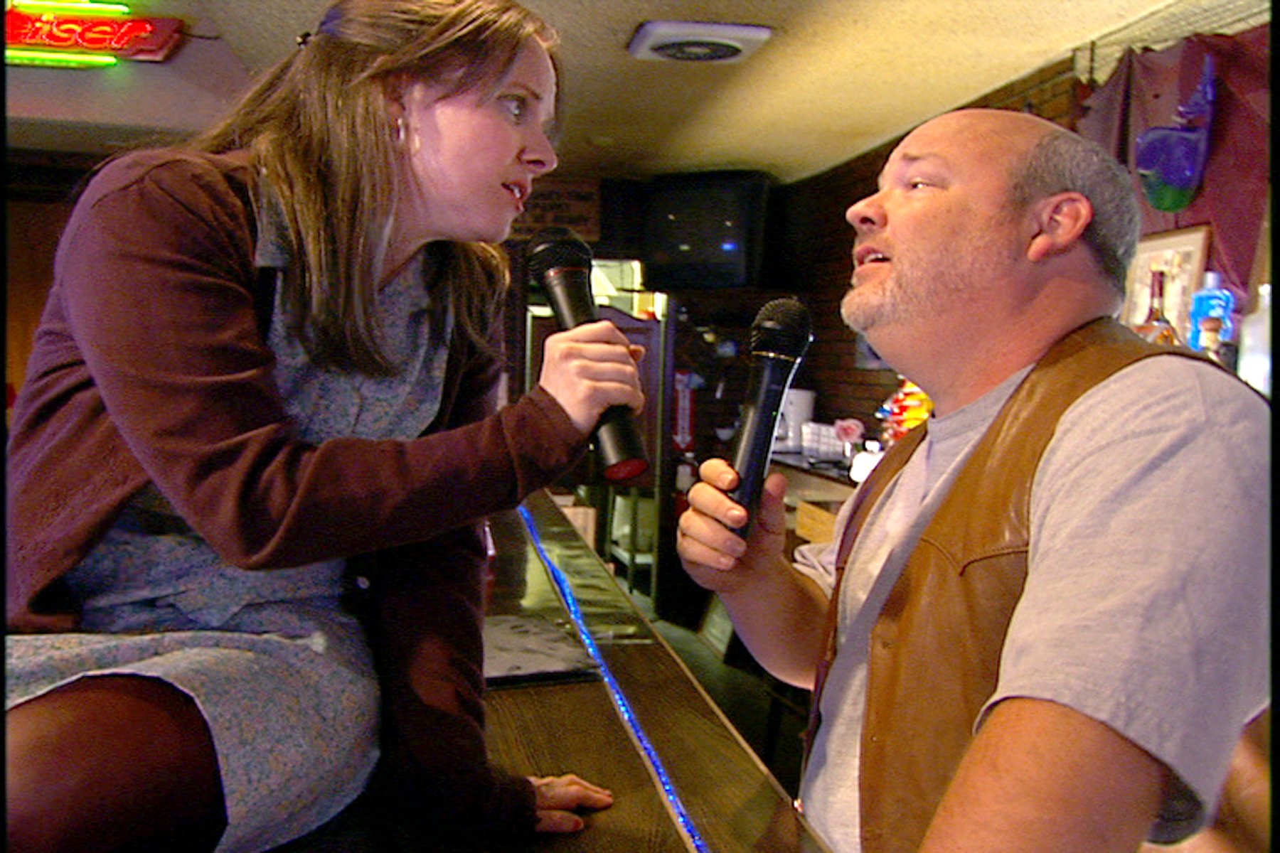 Joy Gohring and Kyle Gass in 