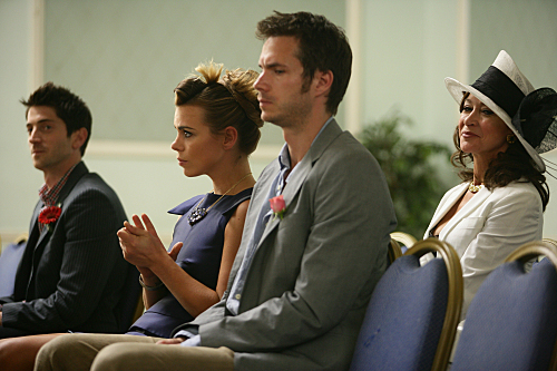 Still of James D'Arcy, Iddo Goldberg, Cherie Lunghi and Billie Piper in Secret Diary of a Call Girl (2007)