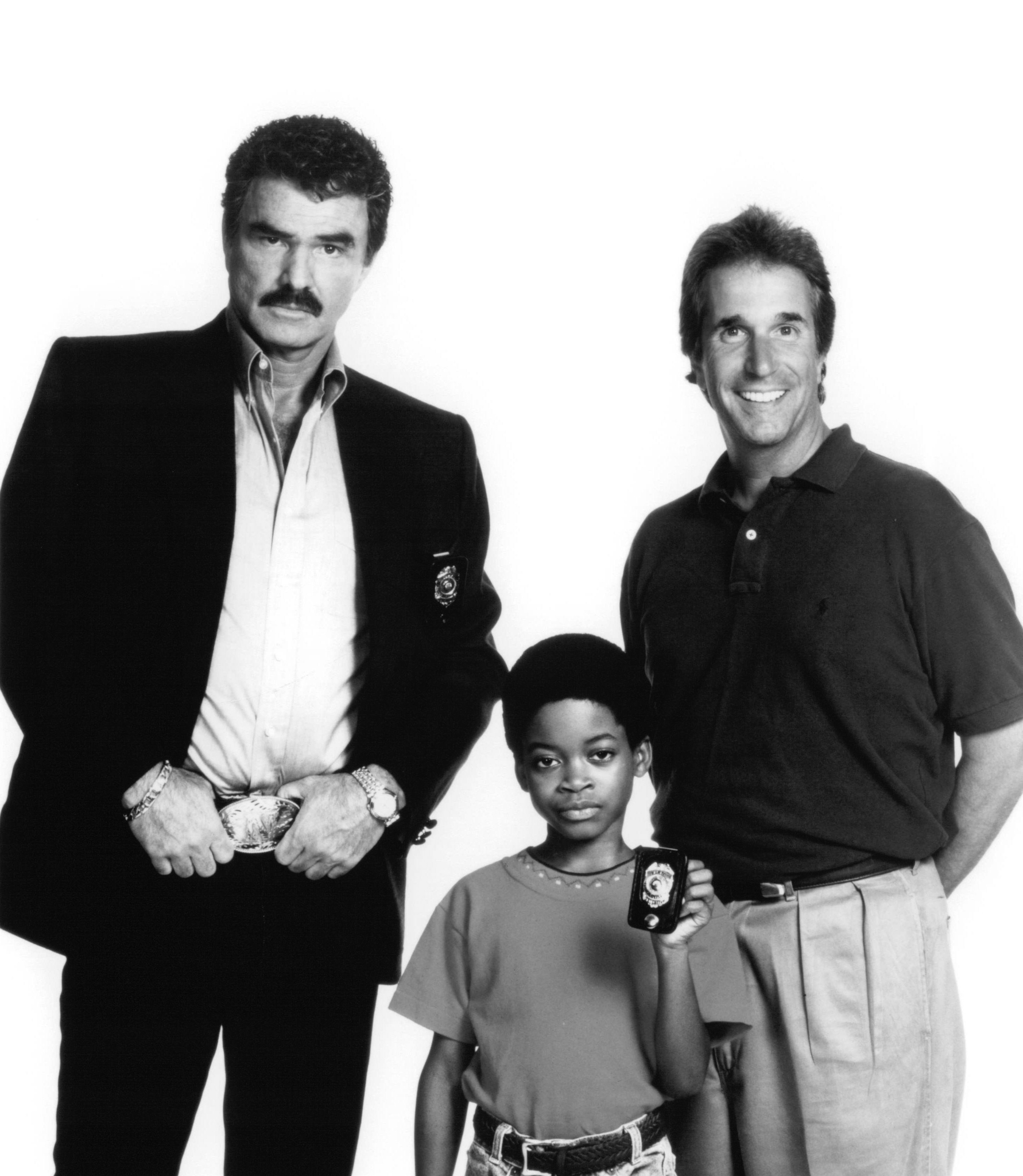 Still of Burt Reynolds, Henry Winkler and Norman D. Golden II in Cop & ½ (1993)