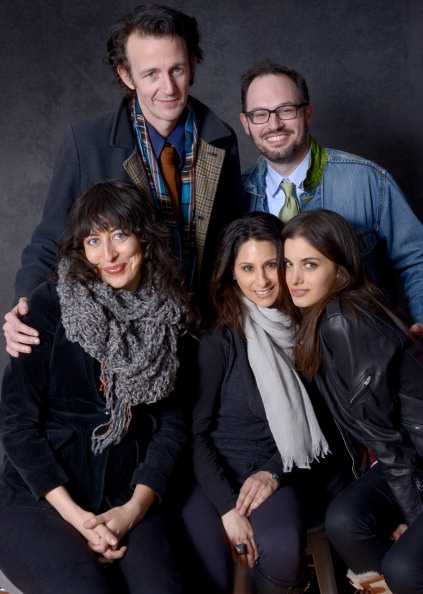 PARK CITY, UT - JANUARY 18: (Top L-R) Actor Brian McGuire, producer J.R. Hughto, (Bottom L-R) actresses Nina Millin, Jessica Golden, and Sonja Kinski pose for a portrait during the 2013 Sundance Film Festival at the WireImage Portrait Studio at Village At The Lift on January 18, 2013 in Park City, Utah. (Photo by Jeff Vespa/WireImage)