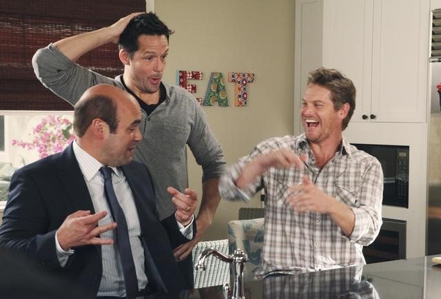 Still of Josh Hopkins, Ian Gomez and Brian Van Holt in Cougar Town (2009)