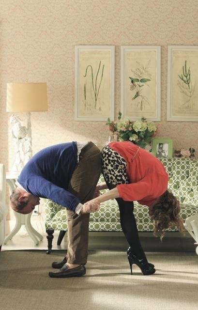 Still of Ian Gomez and Nia Vardalos in Cougar Town (2009)