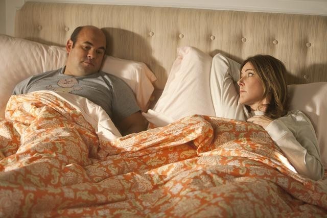 Still of Ian Gomez and Christa Miller in Cougar Town (2009)