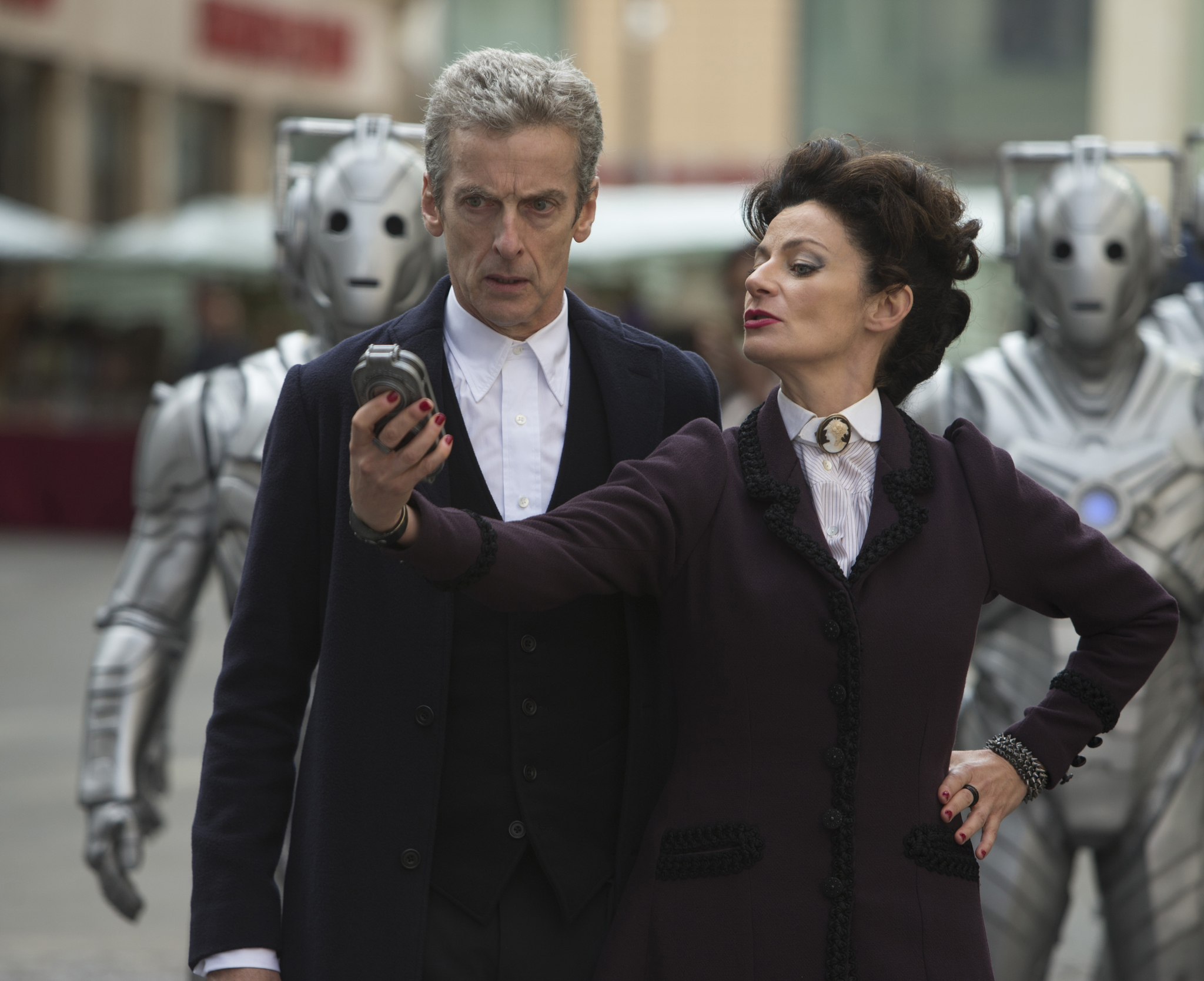 Still of Peter Capaldi and Michelle Gomez in Doctor Who (2005)