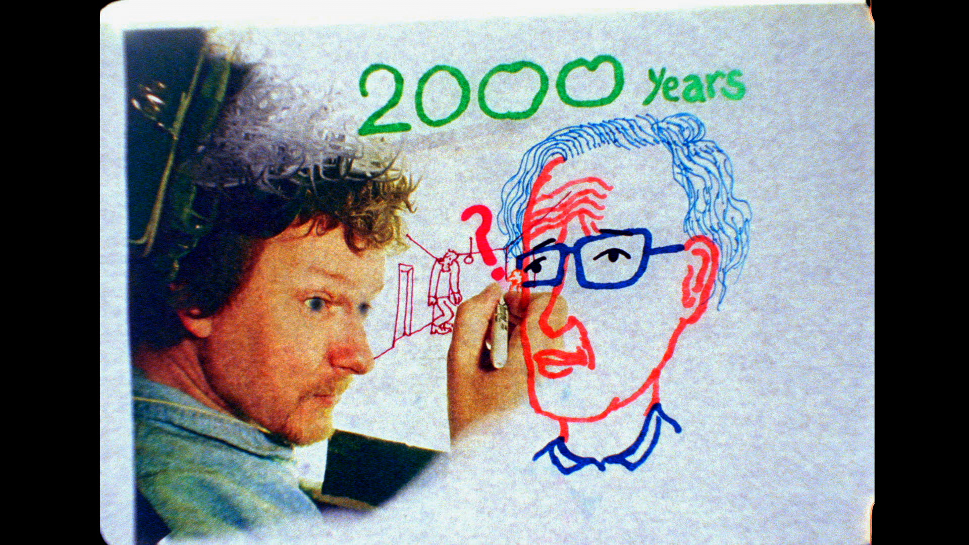 Still of Michel Gondry in Is the Man Who Is Tall Happy?: An Animated Conversation with Noam Chomsky (2013)