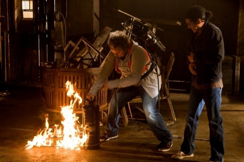 Still of Rick Gonzalez and Tyler Labine in Reaper (2007)