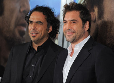Javier Bardem and Alejandro González Iñárritu at event of Biutiful (2010)