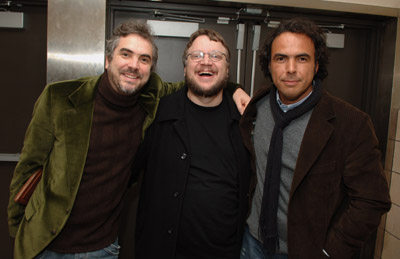 Alfonso Cuarón, Alejandro González Iñárritu and Guillermo del Toro