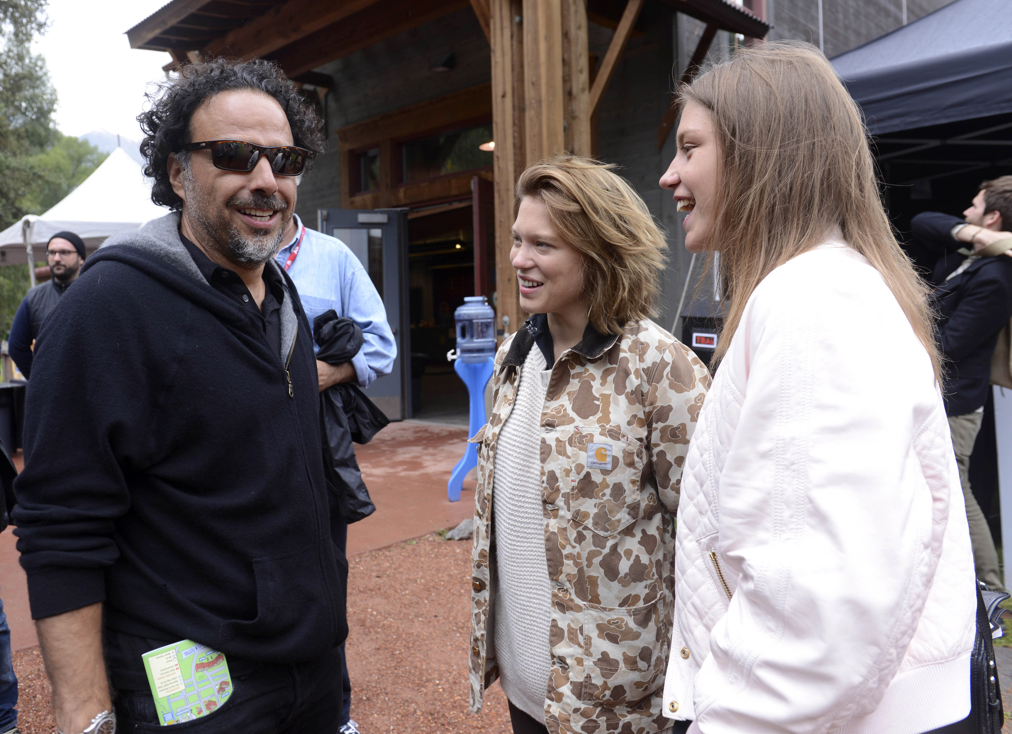 Alejandro González Iñárritu, Léa Seydoux and Adèle Exarchopoulos