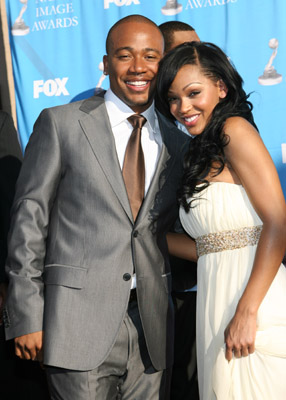 Meagan Good and Columbus Short