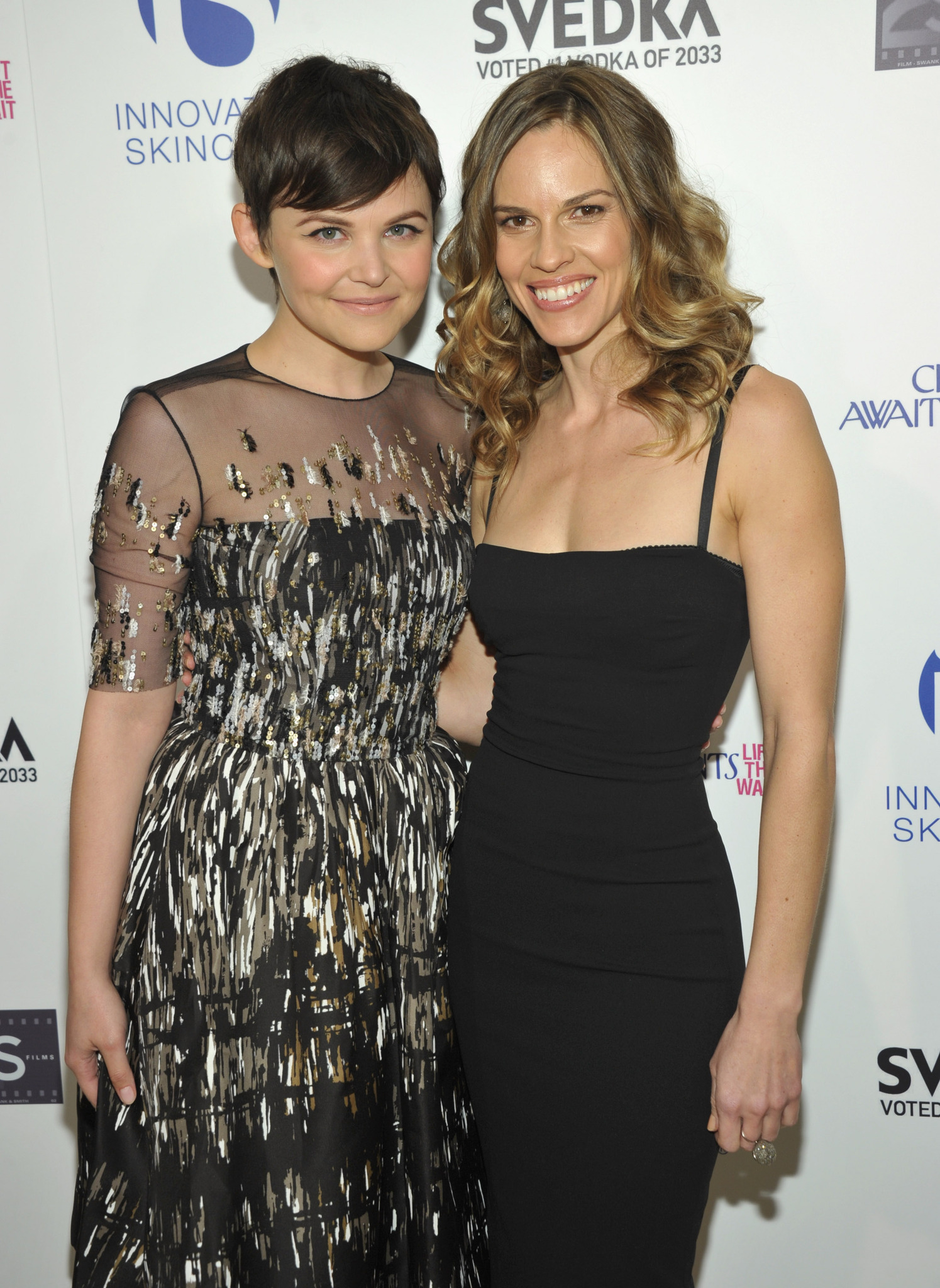 Hilary Swank and Ginnifer Goodwin