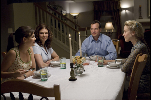 Still of Bill Paxton, Jeanne Tripplehorn, Chloë Sevigny and Ginnifer Goodwin in Big Love (2006)