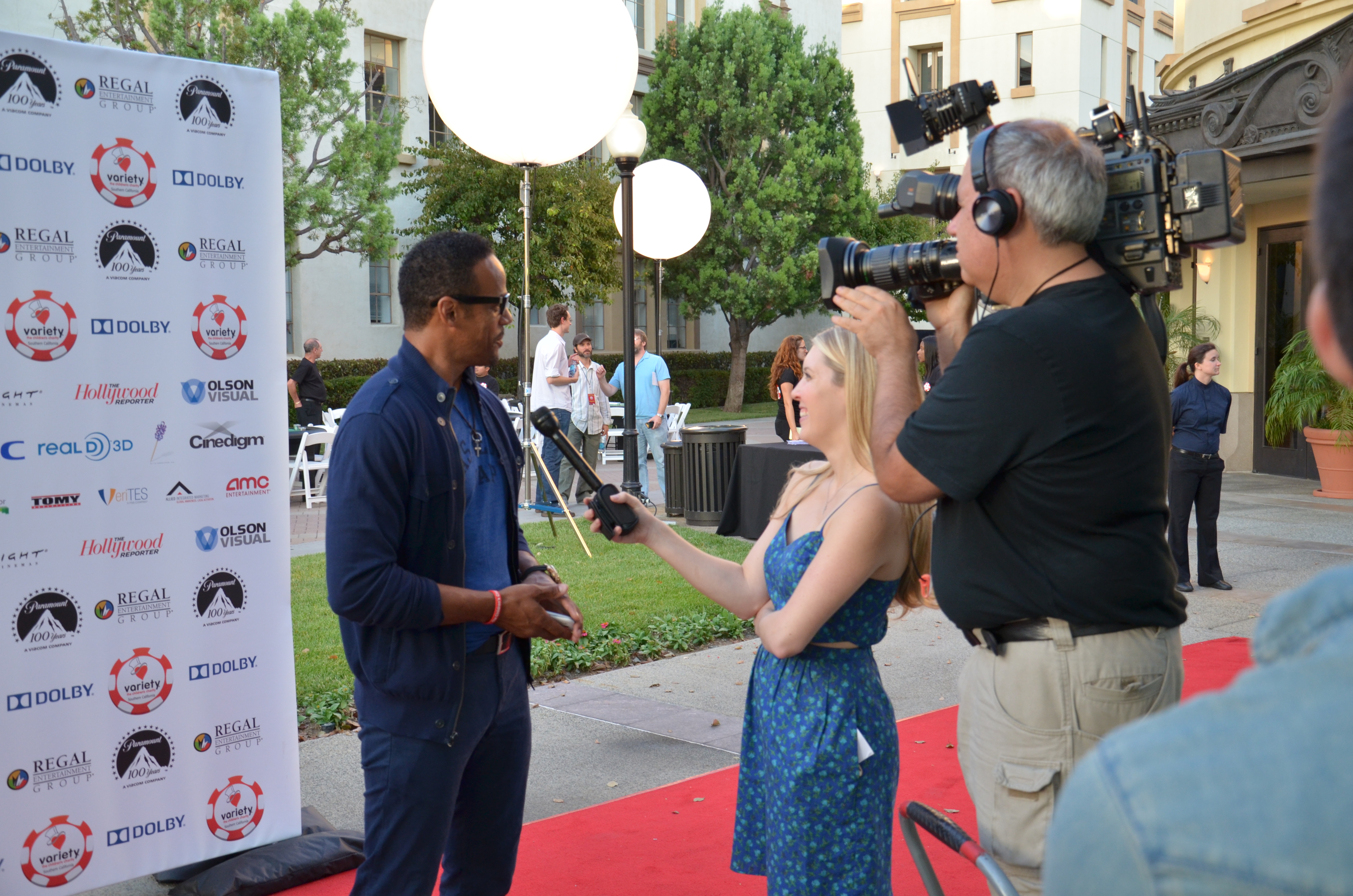 Randy J. Goodwin Variety Charity red carpet interview