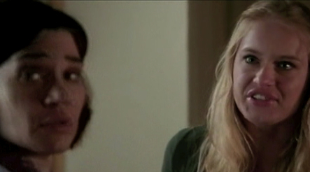 Karen-Eileen Gordon as KAY (left) and Leven Rambin as RILEY DAWSON in TERMINATOR: THE SARAH CONNOR CHRONICLES (FOX)