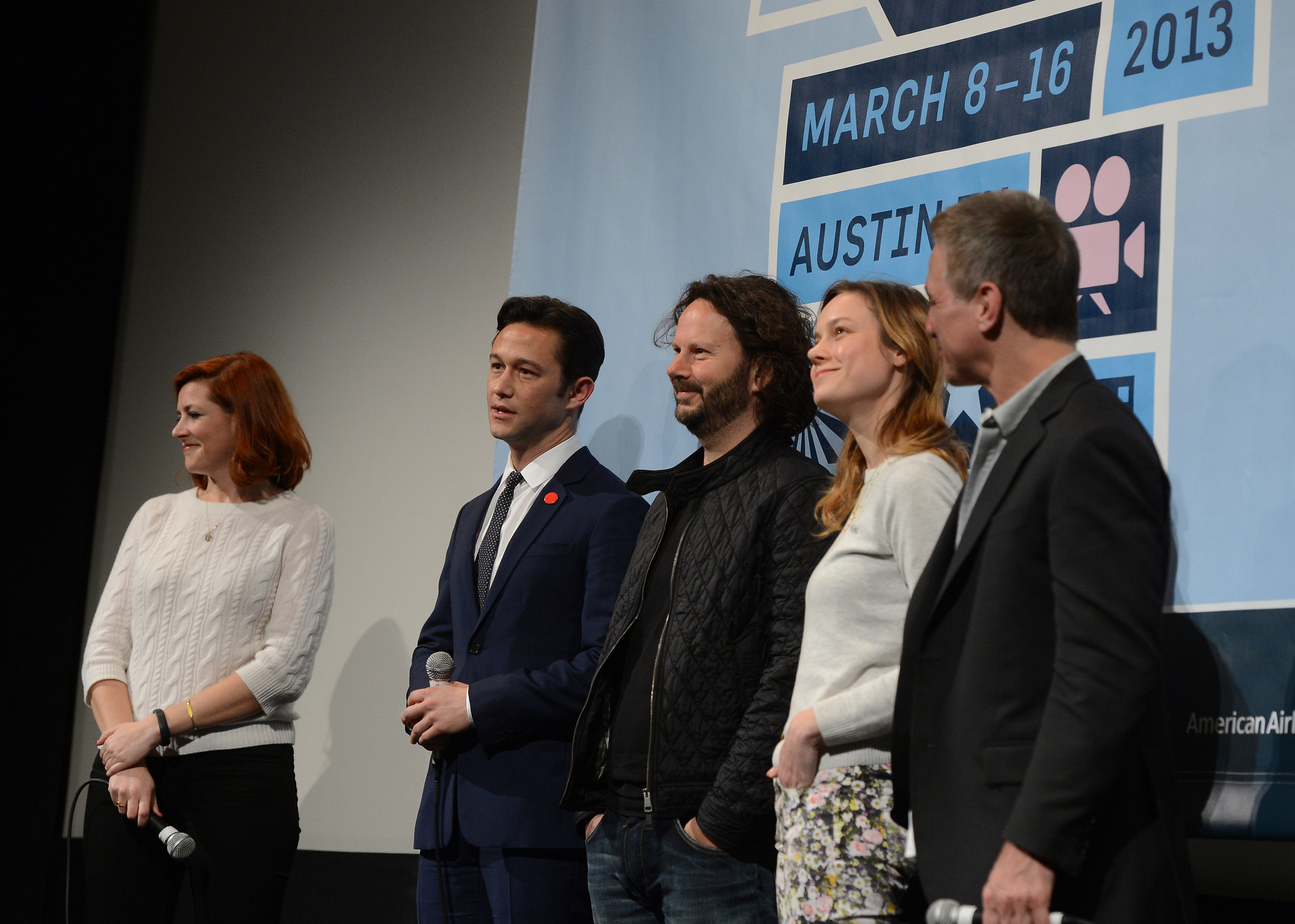 Tony Danza, Ram Bergman, Joseph Gordon-Levitt, Brie Larson and Rebecca Feferman at event of Don Zuanas (2013)