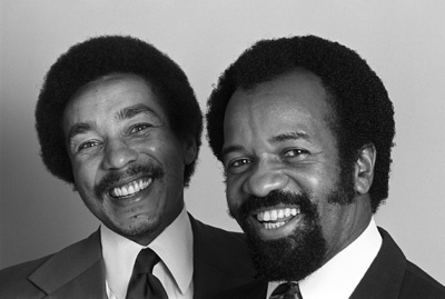 Smokey Robinson and Berry Gordy circa 1980