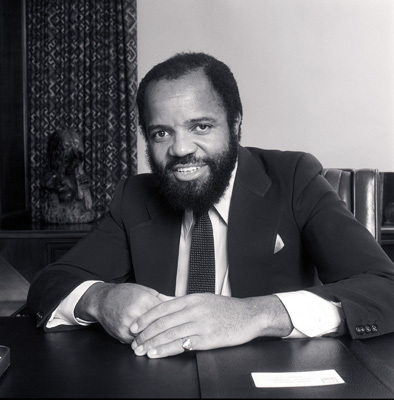Berry Gordy, Founder & Chairman Motown Records in Los Angeles circa 1980