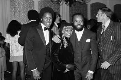 Jermaine Jackson, Hazel Gordy and Berry Gordy