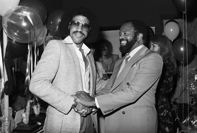 Lionel Ritchie and Berry Gordy