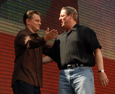 Leonardo DiCaprio and Al Gore