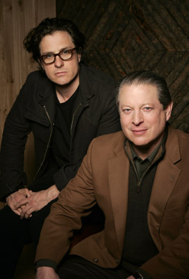 Al Gore and Davis Guggenheim at event of An Inconvenient Truth (2006)