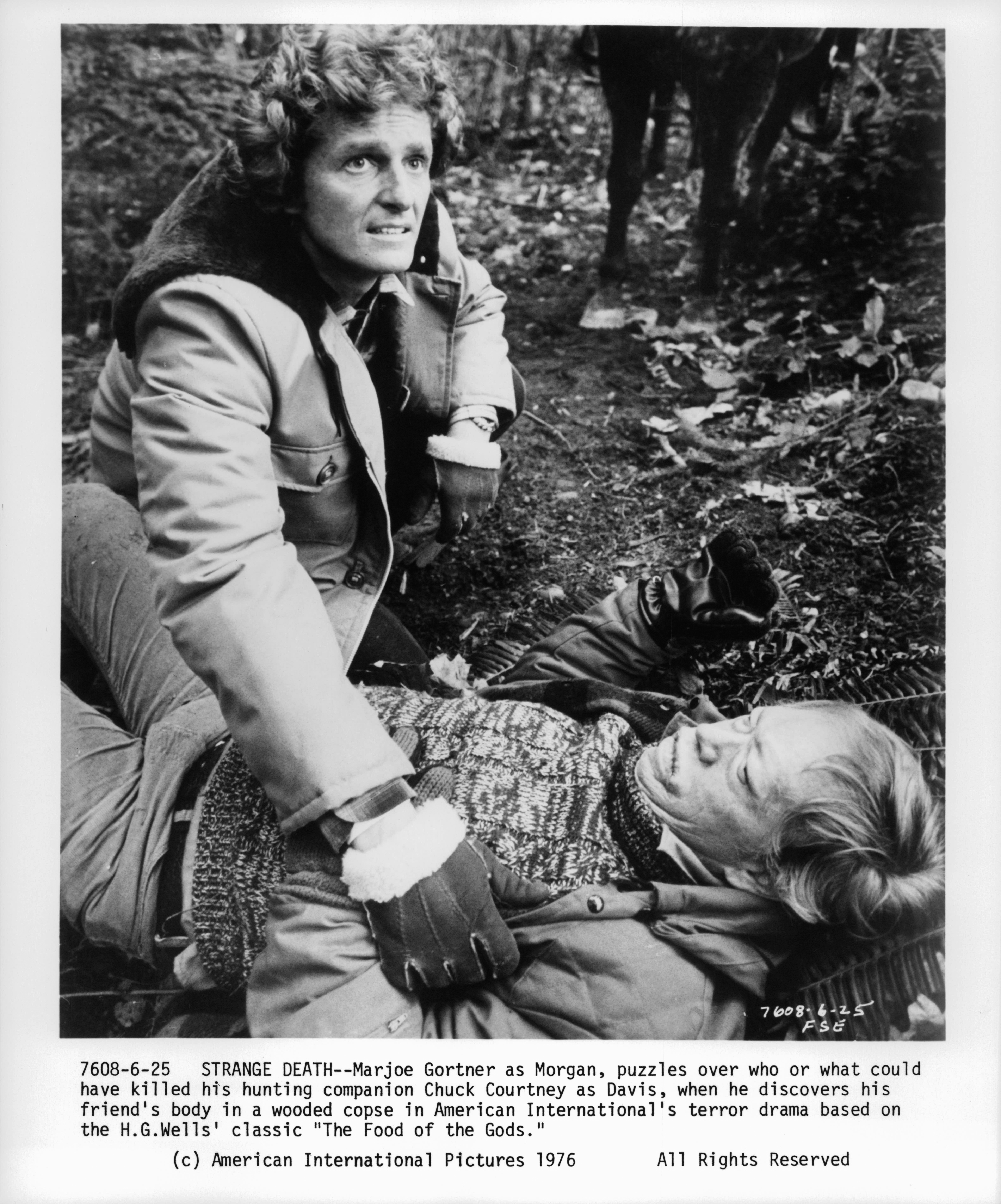 Still of Chuck Courtney and Marjoe Gortner in The Food of the Gods (1976)