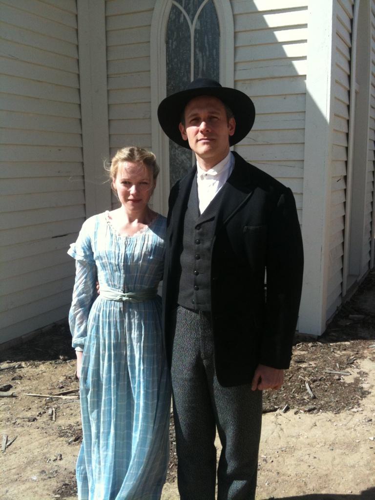 Emma Bell and Coburn Goss in Reconstruction (NBC)