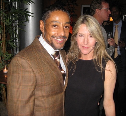 Actor/Director Giancarlo Esposito and Casting Director and Producer Amy Devra Gossels attend the 2008 Gotham Awards