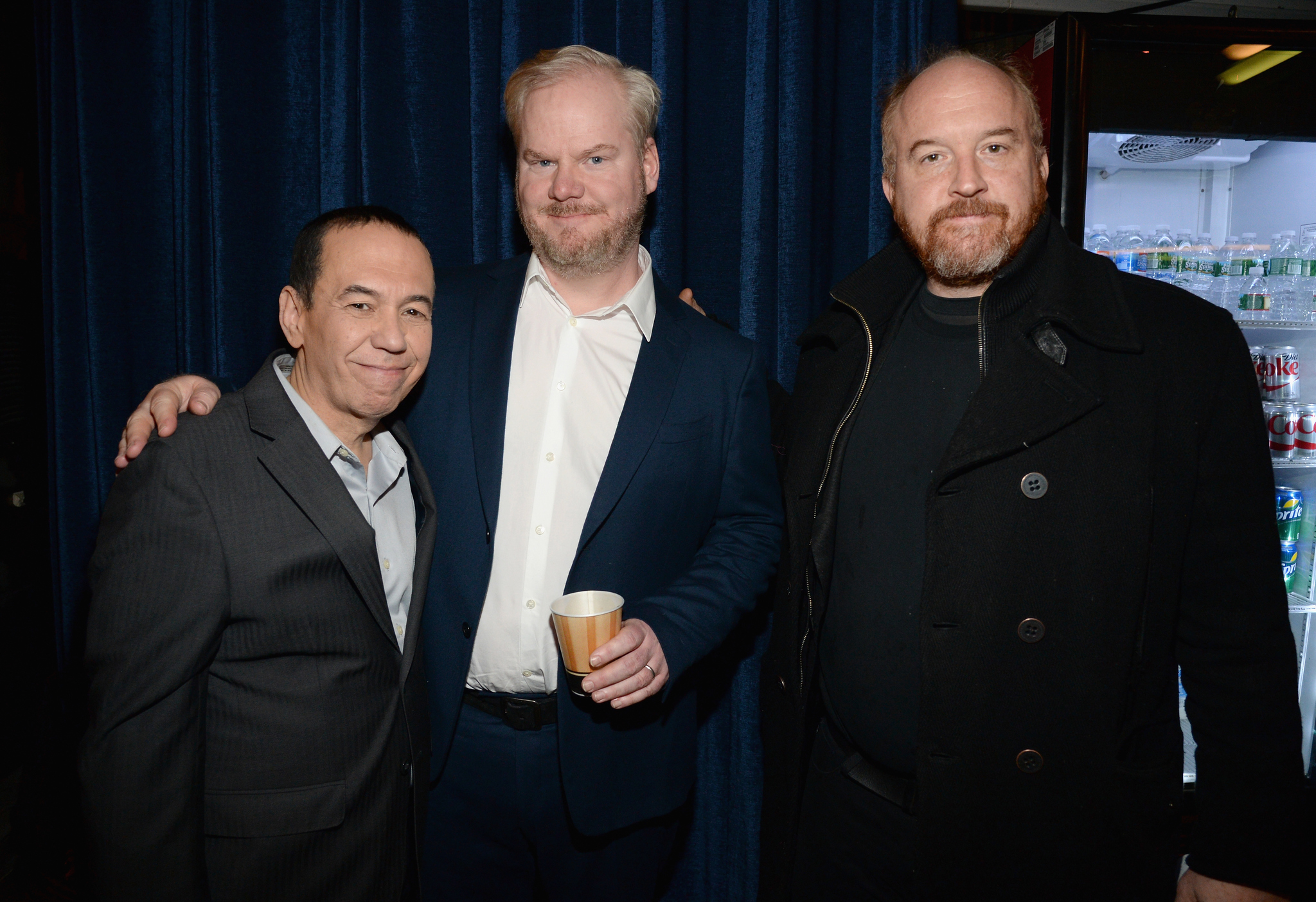 Louis C.K., Jim Gaffigan and Gilbert Gottfried at event of Night of Too Many Stars: America Comes Together for Autism Programs (2015)