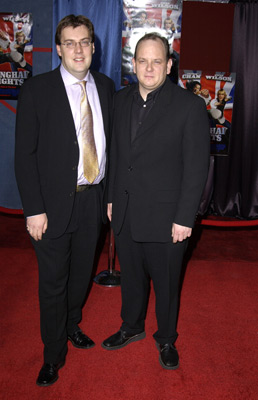 Alfred Gough and Miles Millar at event of Shanghai Knights (2003)