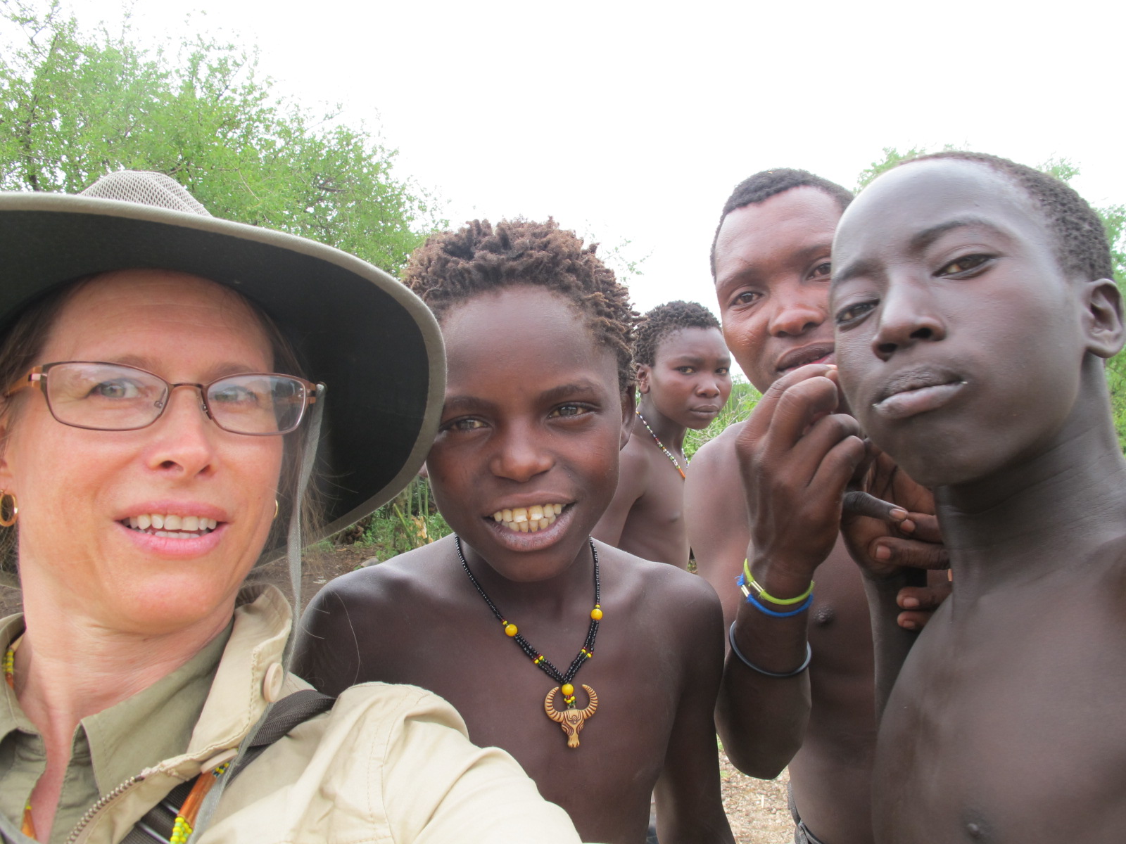 Morongo Tribe teenage boys Lake Eyasi area north Tanzania