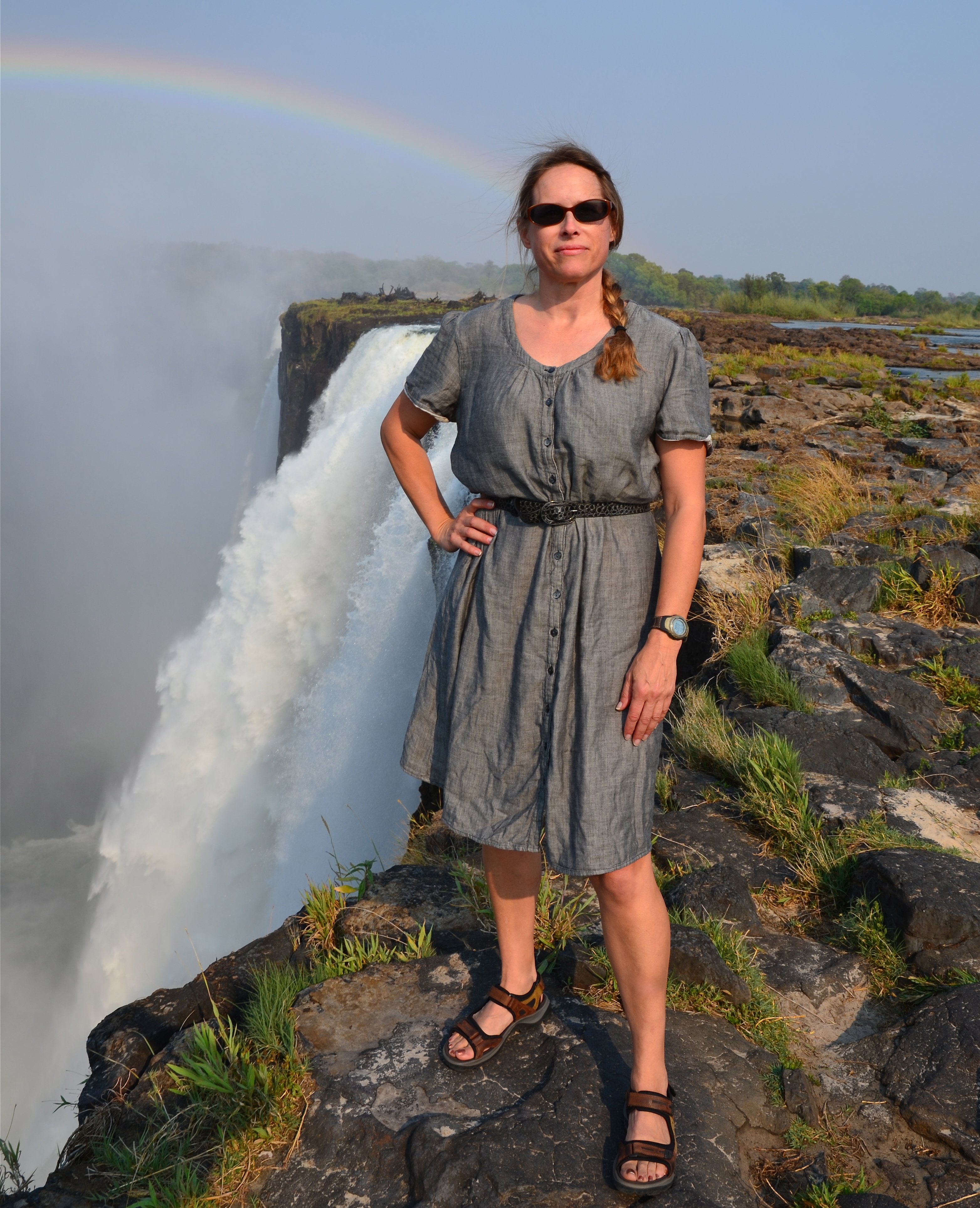 Victoria Falls, Livingston Island, Zambia side