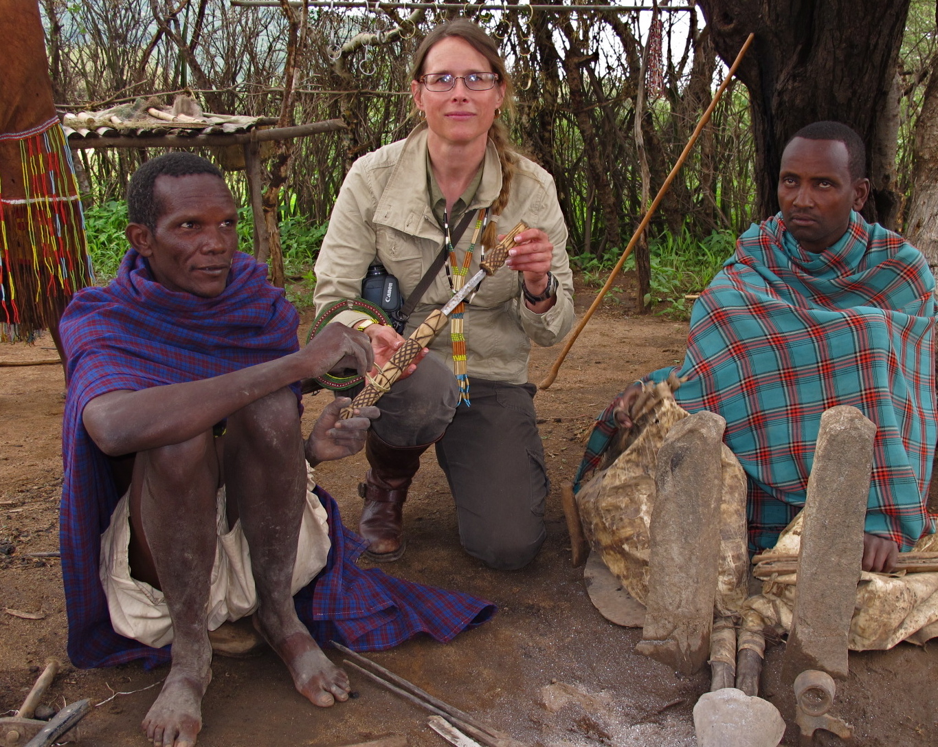 With Metal Workers, Tanzania