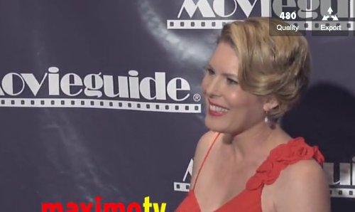 Kathy Grable on the red carpet at the 2011 Movieguide awards for faith and family friendly TV & Movies
