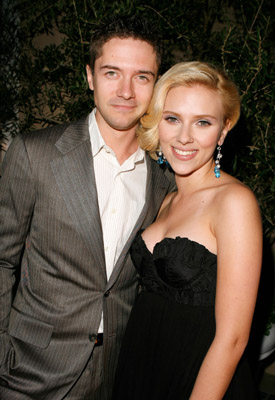 Topher Grace and Scarlett Johansson