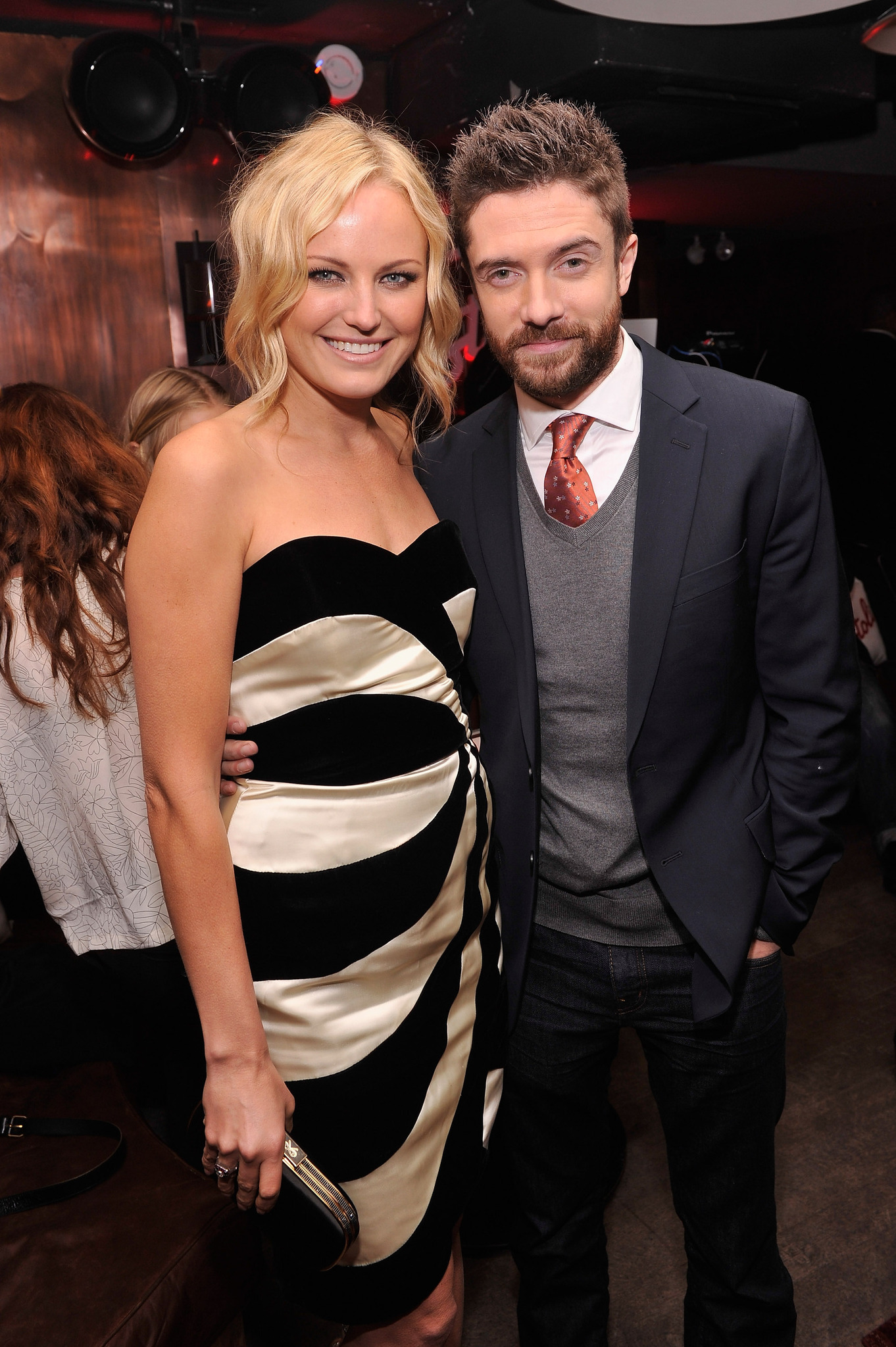 Malin Akerman and Topher Grace at event of The Giant Mechanical Man (2012)