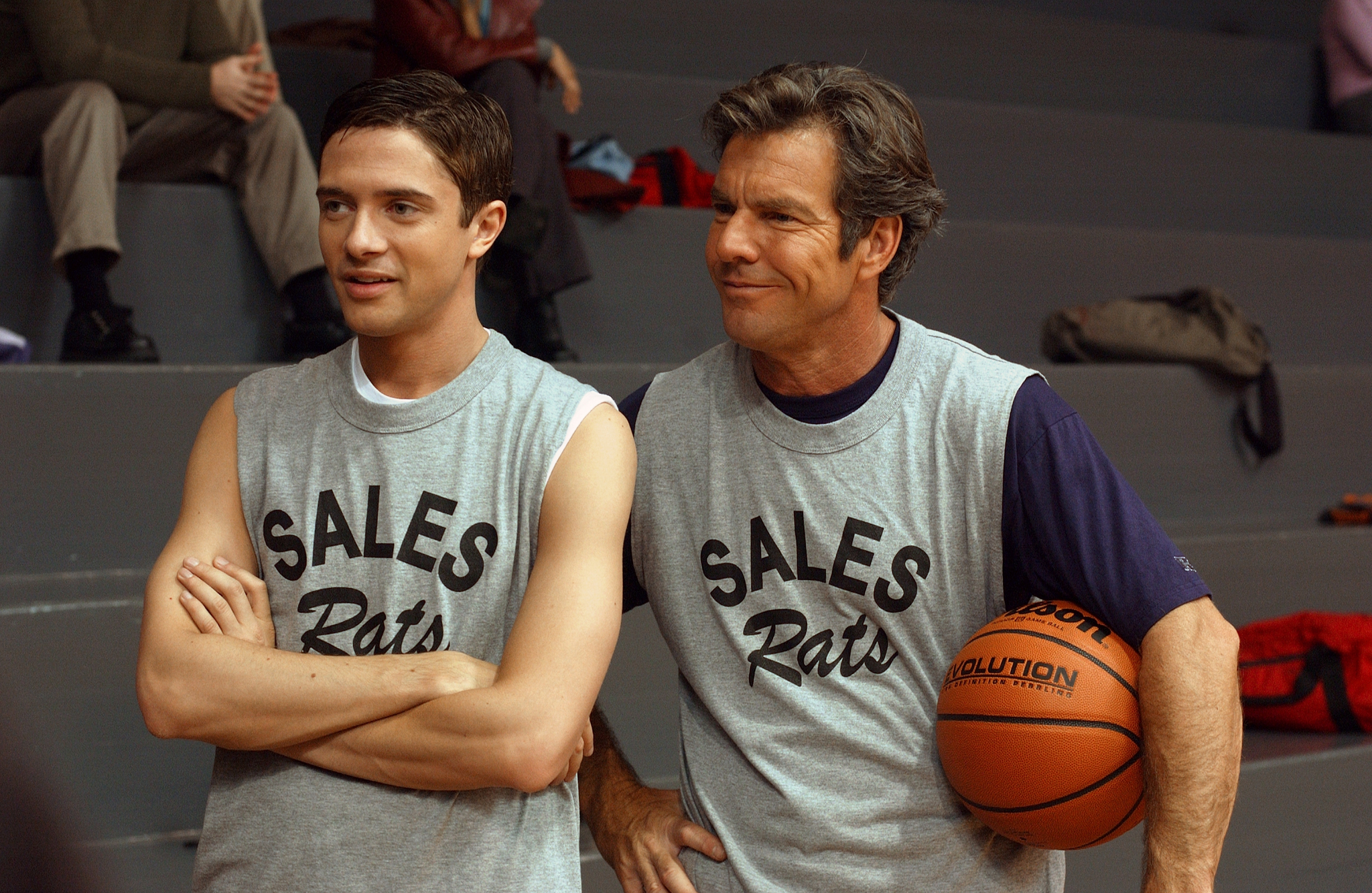 Still of Dennis Quaid and Topher Grace in In Good Company (2004)