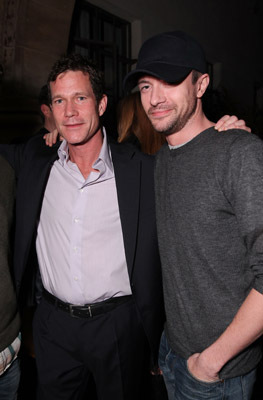 Topher Grace and Dylan Walsh