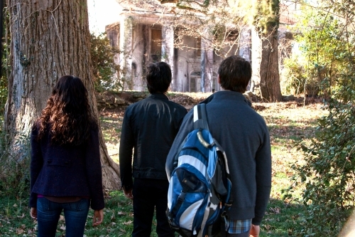 Still of Kat Graham, Ian Somerhalder and Steven R. McQueen in Vampyro dienorasciai (2009)