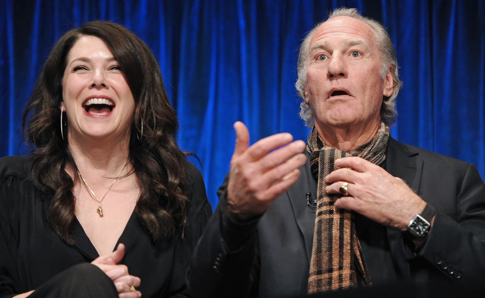 Craig T. Nelson and Lauren Graham at event of Parenthood (2010)