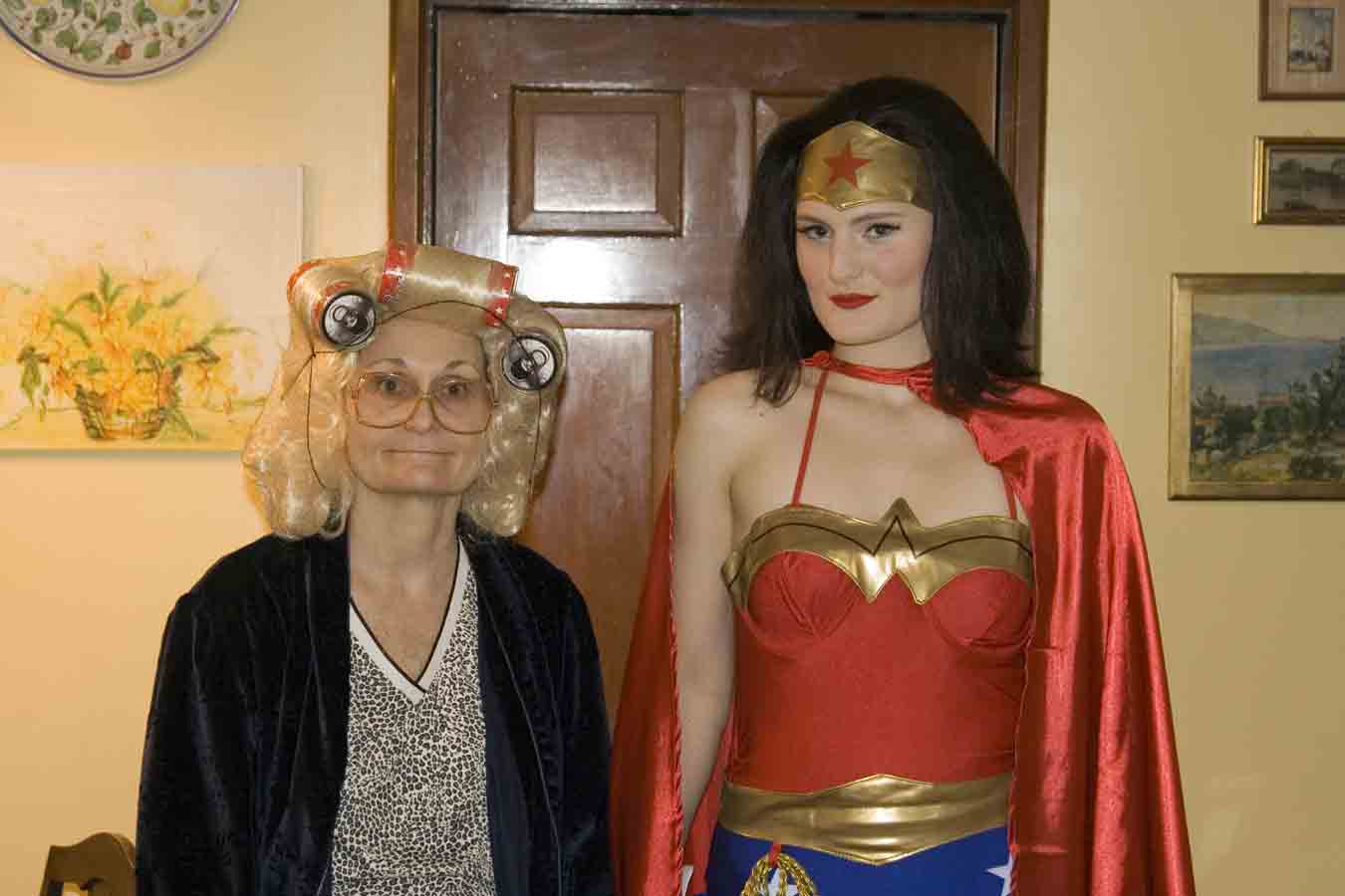 Cousin Ruthie and Mary Chieffo as Wonder Woman