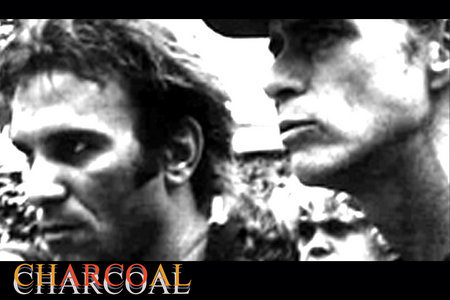 Tony Petrozza and Carson Grant in the film: 'CHARCOAL' based on a real event that occurred to one ethnic family the week of September 11, 2001.