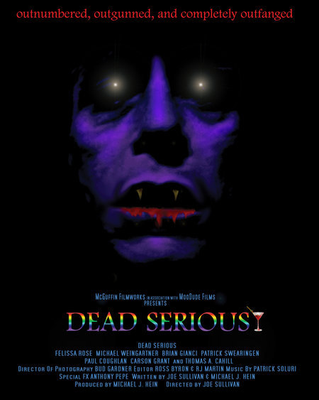 Dead Serious poster, Carson Grant as Reverend Bob Rivington/King Vampire.