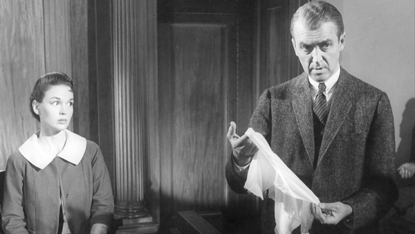 Still of James Stewart and Kathryn Grant in Anatomy of a Murder (1959)