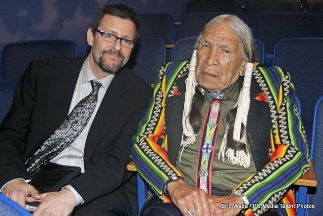 Saginaw Grant with actor Judd Nelson at the 2012 Artivist Film Festival Awards Ceremony