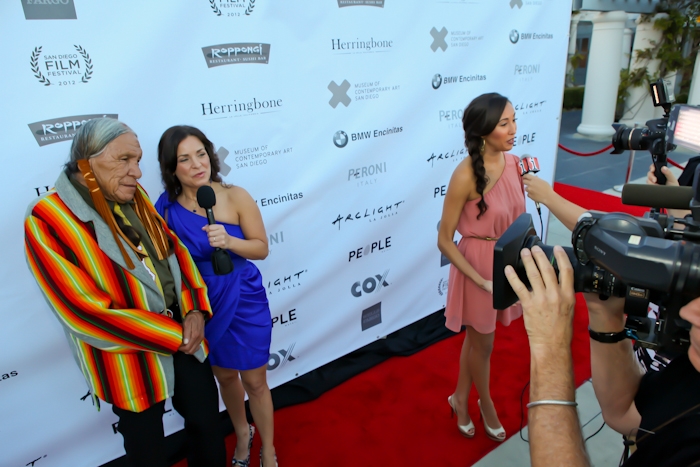 Saginaw Grant is interviwed at the 2012 San Diego Film Festival