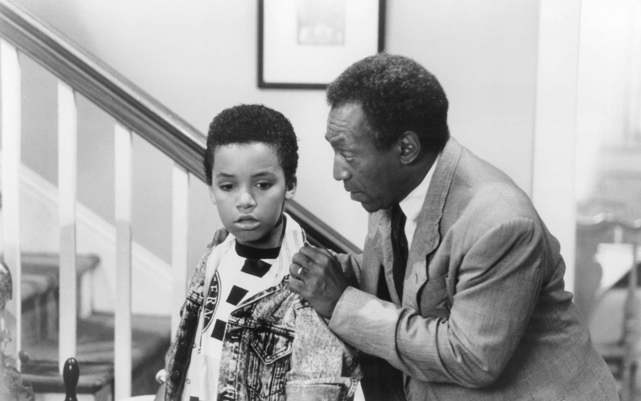 Still of Bill Cosby and Salim Grant in Ghost Dad (1990)