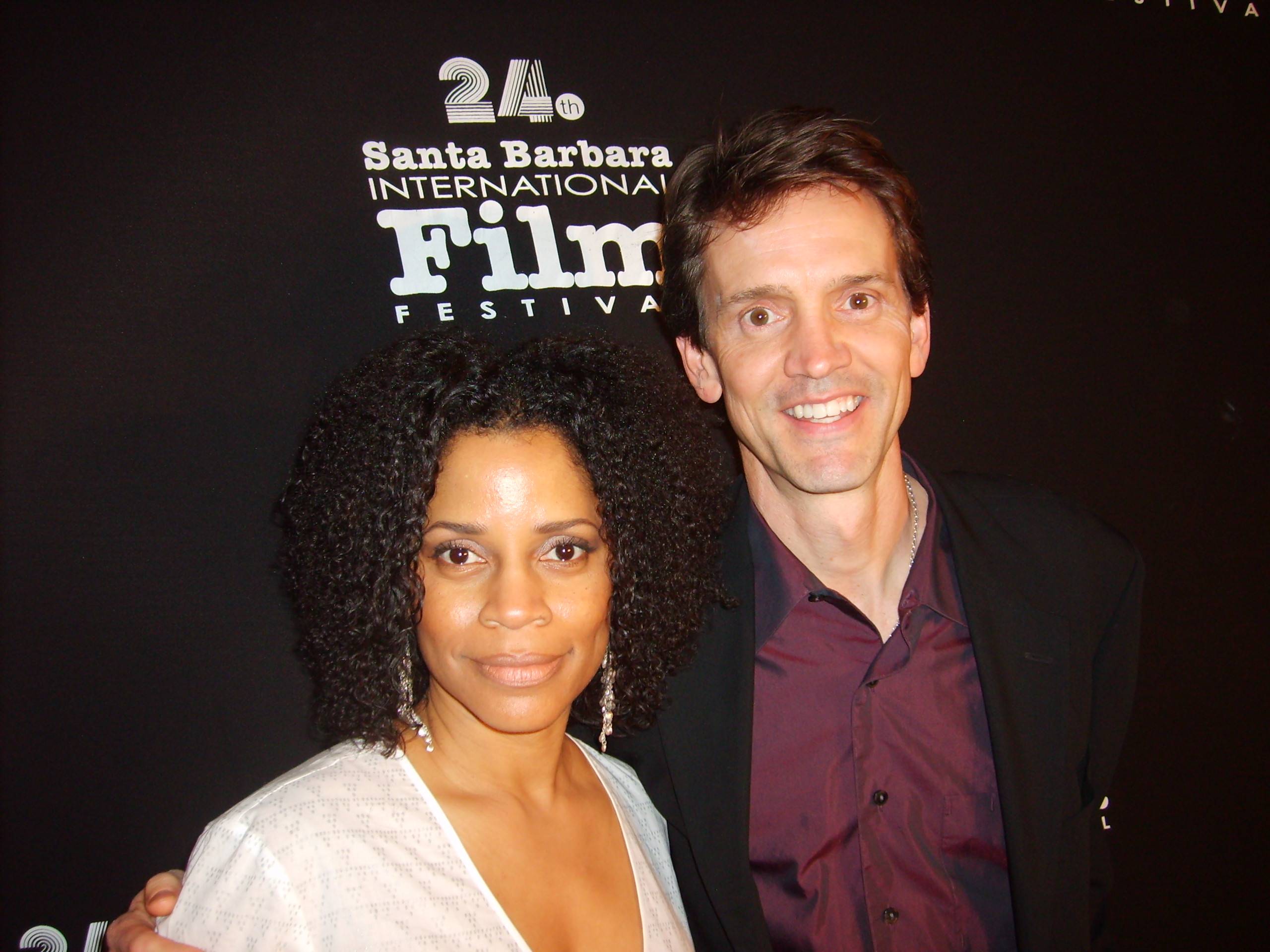Vince Grant with Judith Scott at SBI Film Festival for LIGHTBULB