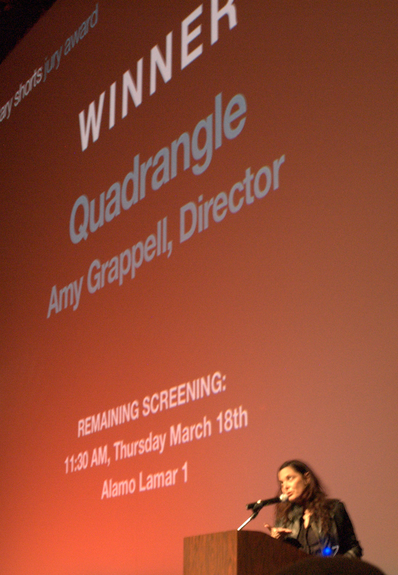 Amy Grappell at event of Quadrangle (2010)