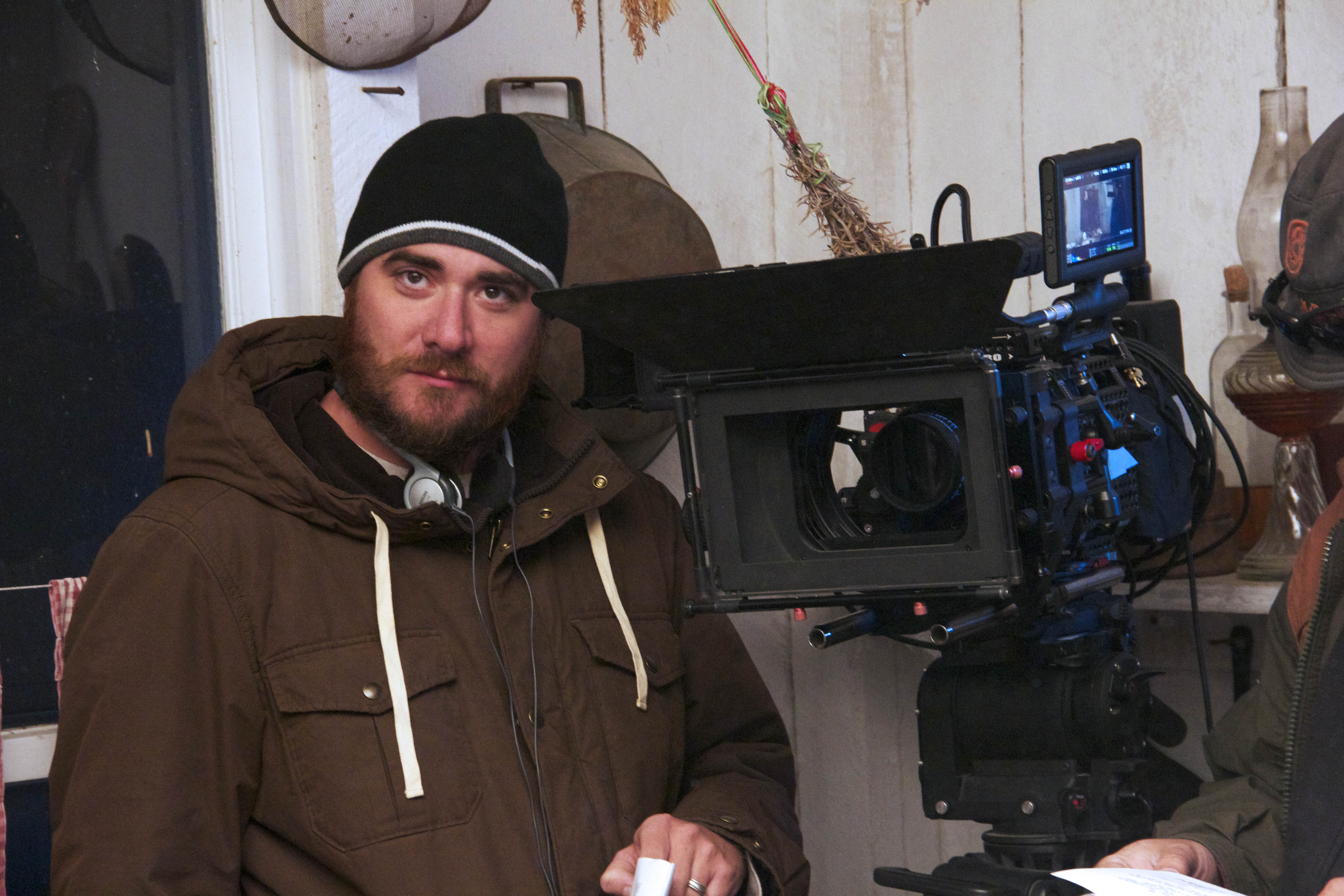 Co-director Duane Graves on set of his dark western RED ON YELLA, KILL A FELLA, December, 2012